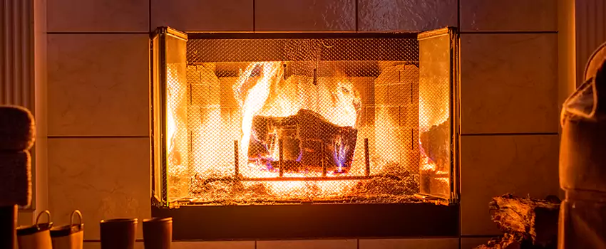 Mendota Hearth Landscape Fireplace Installation in Santa Paula, California