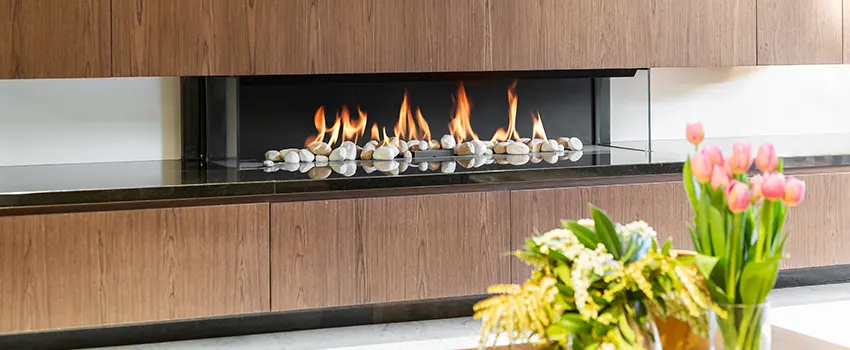 Double-height Fireplace Design Refurbishment in Santa Paula, California