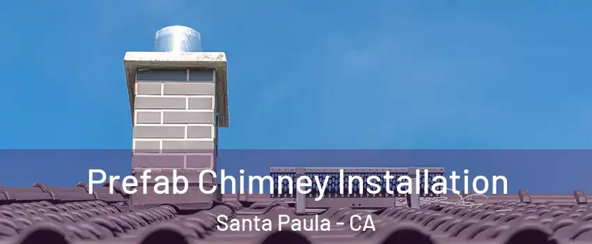  Prefab Chimney Installation Santa Paula - CA